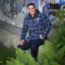 Media - [MON-2656-011] Chemise-manteau Flanelle pour homme (Acier/Bleu, T-Petit)